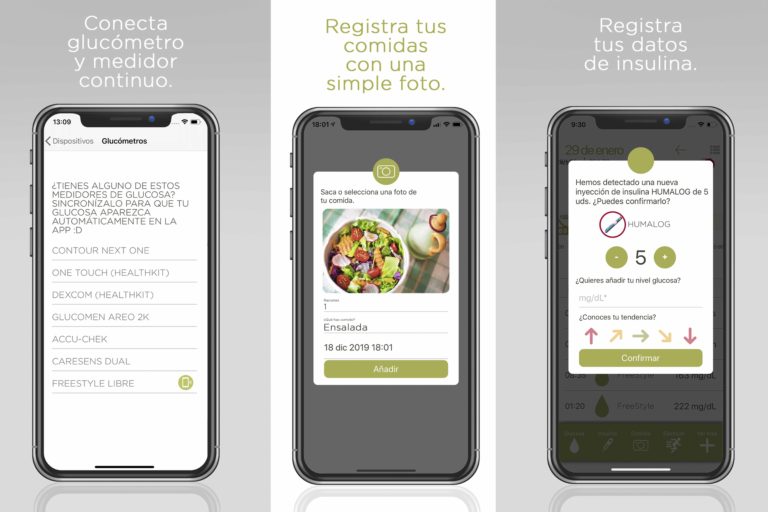 App para diabetes tipo 1 y diabetes tipo 2 Insulclock